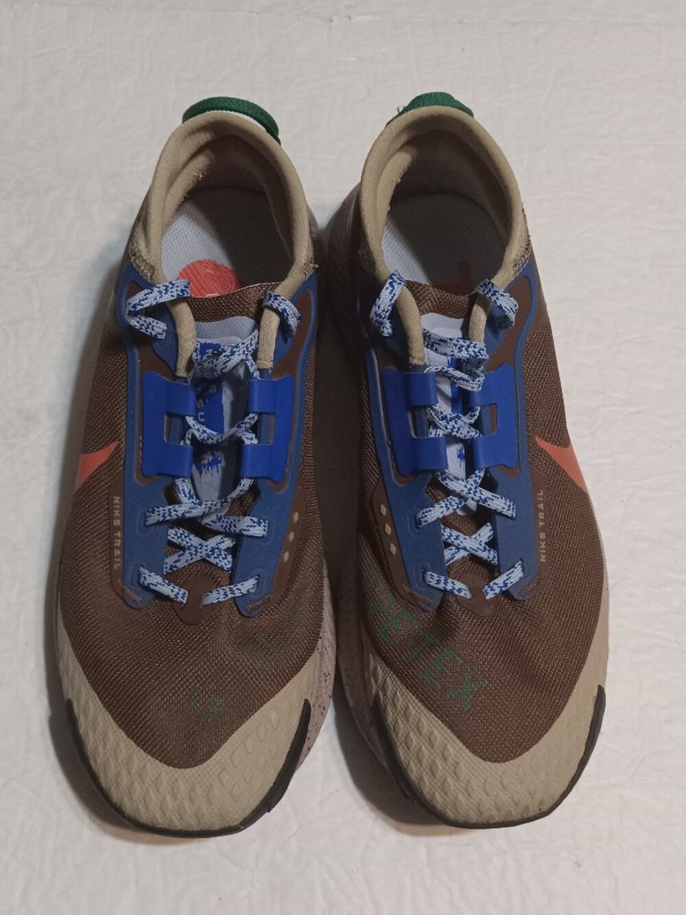Nike Men's Pegasus Trail 3 Gore-Tex ES I Love Trail Brown Running Shoes 9.5